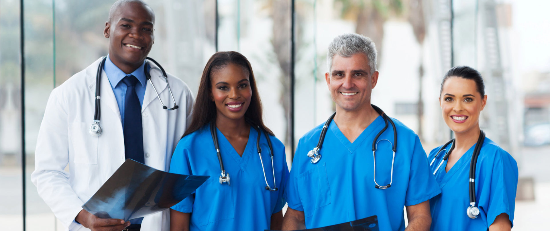 medical staffs smiling